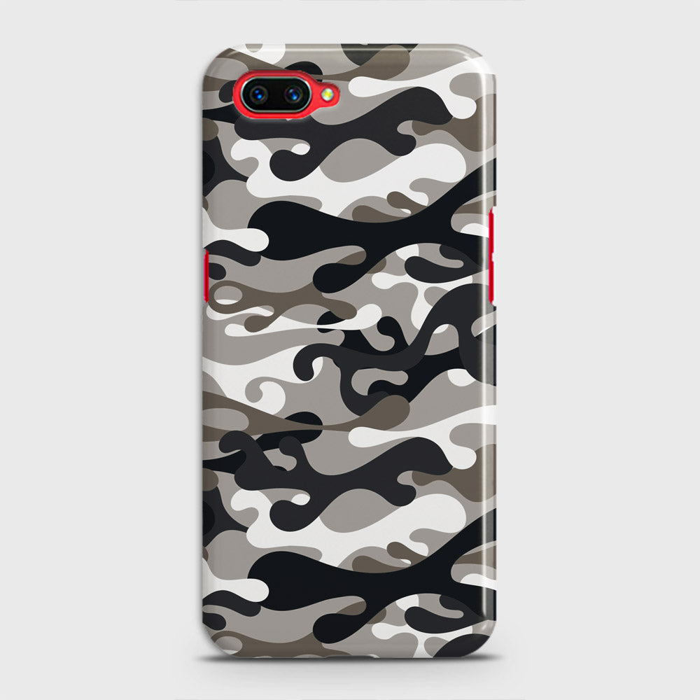 Realme C1 Cover - Camo Series - Black & Olive Design - Matte Finish - Snap On Hard Case with LifeTime Colors Guarantee