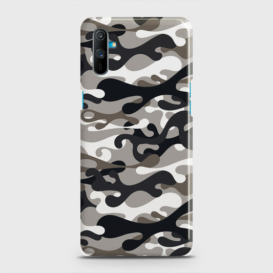 Realme C3 Cover - Camo Series - Black & Olive Design - Matte Finish - Snap On Hard Case with LifeTime Colors Guarantee