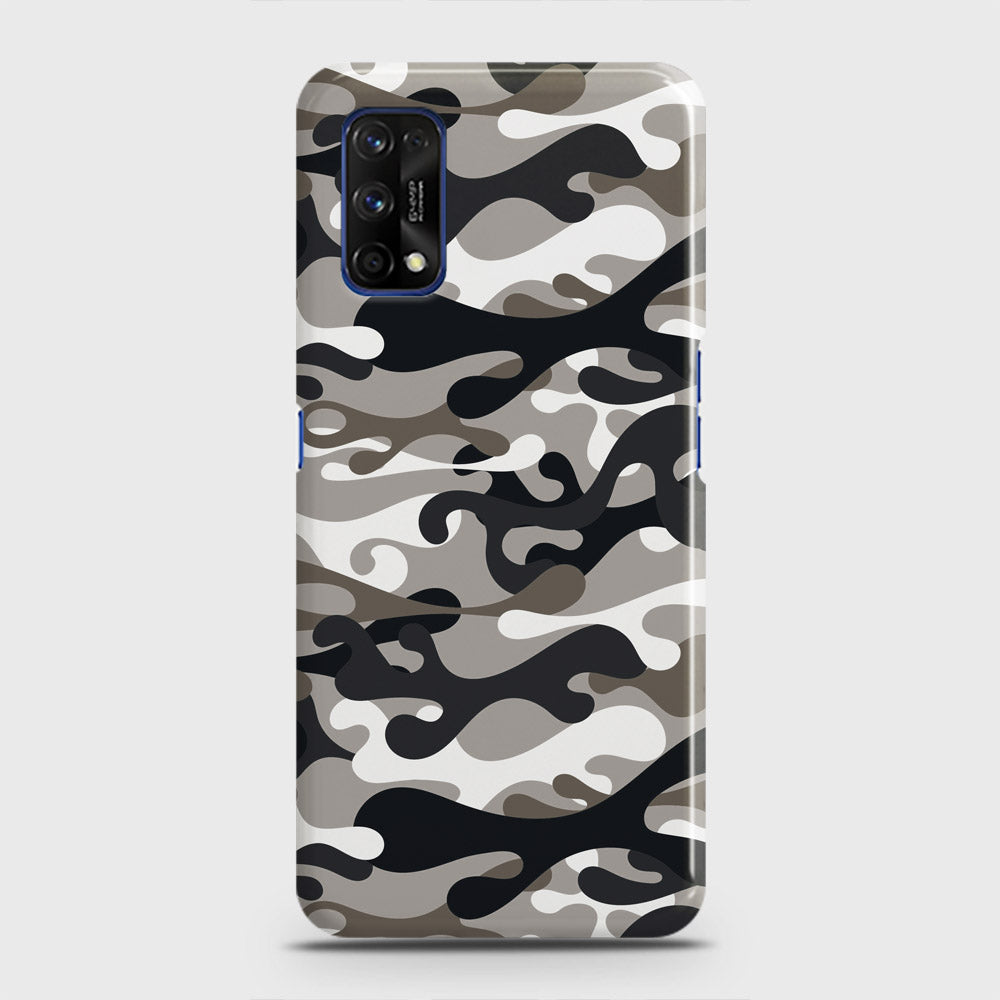 Realme 7 Pro Cover - Camo Series - Black & Olive Design - Matte Finish - Snap On Hard Case with LifeTime Colors Guarantee