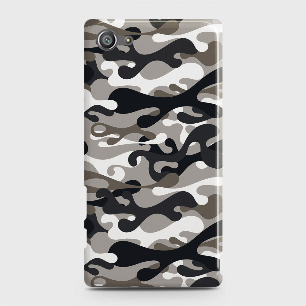 Sony Xperia Z5 Compact / Z5 Mini Cover - Camo Series - Black & Olive Design - Matte Finish - Snap On Hard Case with LifeTime Colors Guarantee