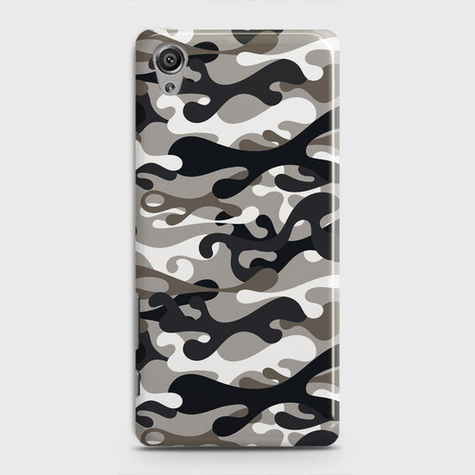 Sony Xperia XA Cover - Camo Series - Black & Olive Design - Matte Finish - Snap On Hard Case with LifeTime Colors Guarantee