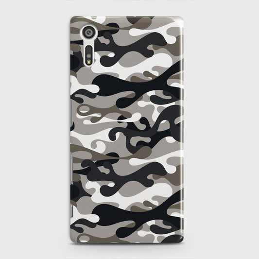 Sony Xperia XZ / XZs Cover - Camo Series - Black & Olive Design - Matte Finish - Snap On Hard Case with LifeTime Colors Guarantee