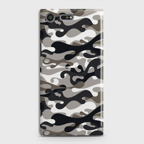 Sony Xperia XZ Premium Cover - Camo Series - Black & Olive Design - Matte Finish - Snap On Hard Case with LifeTime Colors Guarantee