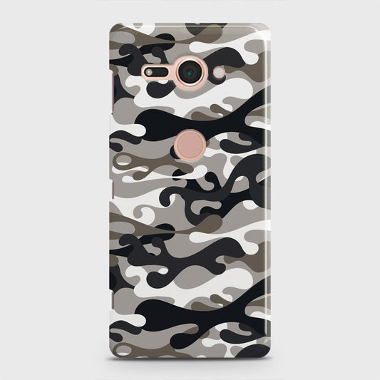 Sony Xperia XZ2 Compact Cover - Camo Series - Black & Olive Design - Matte Finish - Snap On Hard Case with LifeTime Colors Guarantee