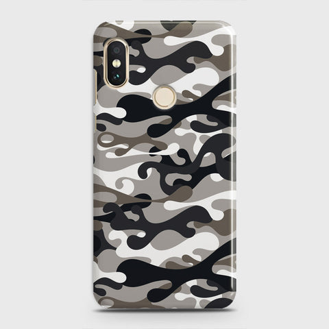 Xiaomi Mi 8 Cover - Camo Series - Black & Olive Design - Matte Finish - Snap On Hard Case with LifeTime Colors Guarantee
