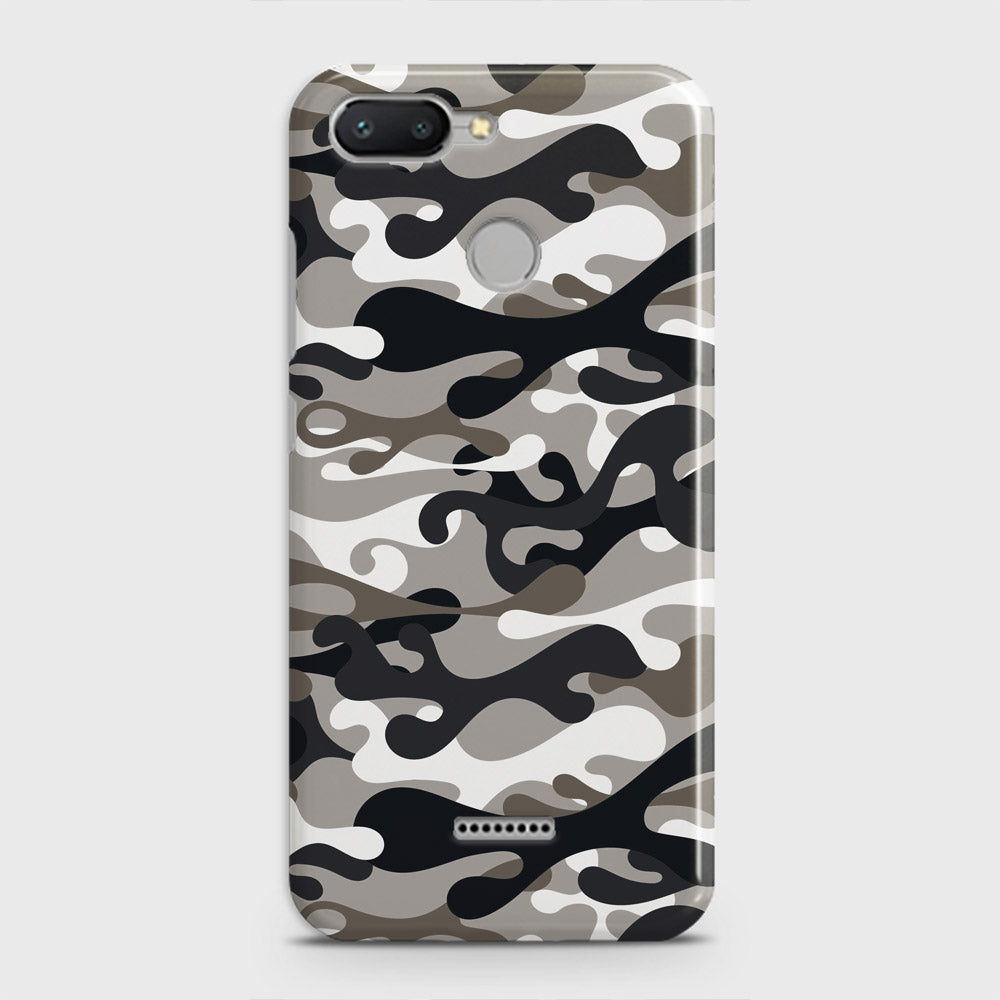 Xiaomi Redmi 6 Cover - Camo Series - Black & Olive Design - Matte Finish - Snap On Hard Case with LifeTime Colors Guarantee