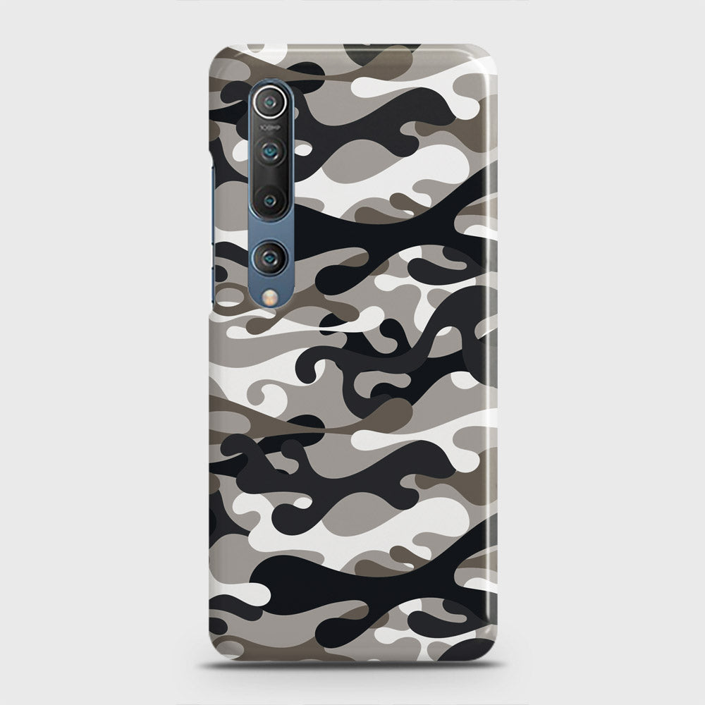 Xiaomi Mi 10 Pro Cover - Camo Series - Black & Olive Design - Matte Finish - Snap On Hard Case with LifeTime Colors Guarantee