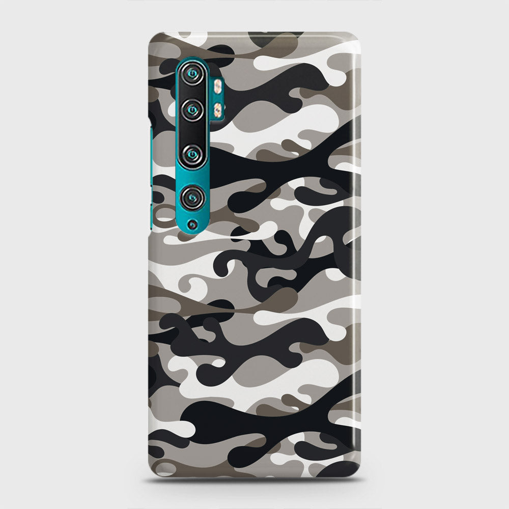 Xiaomi Mi Note 10 Pro Cover - Camo Series - Black & Olive Design - Matte Finish - Snap On Hard Case with LifeTime Colors Guarantee