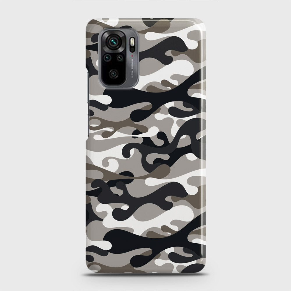 Xiaomi Redmi Note 10 4G Cover - Camo Series - Black & Olive Design - Matte Finish - Snap On Hard Case with LifeTime Colors Guarantee