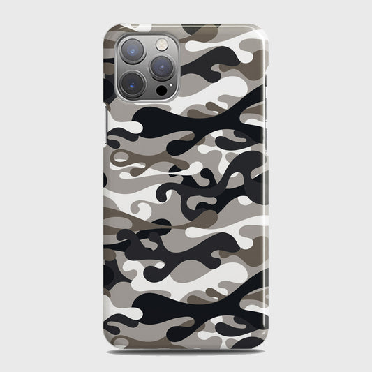 iPhone 12 Pro Max Cover - Camo Series - Black & Olive Design - Matte Finish - Snap On Hard Case with LifeTime Colors Guarantee