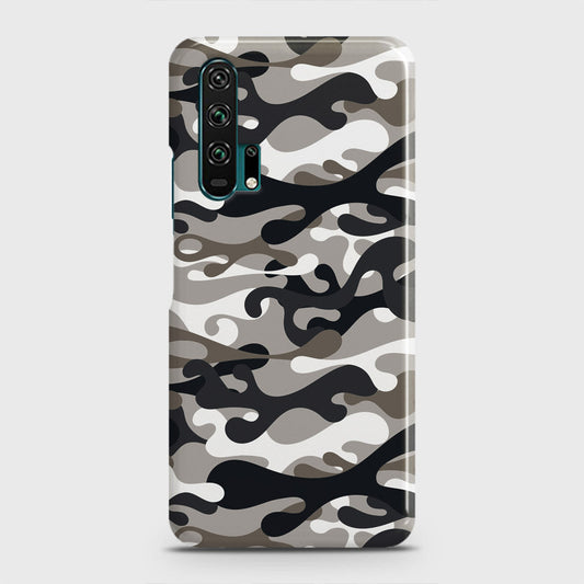 Honor 20 Pro Cover - Camo Series - Black & Olive Design - Matte Finish - Snap On Hard Case with LifeTime Colors Guarantee