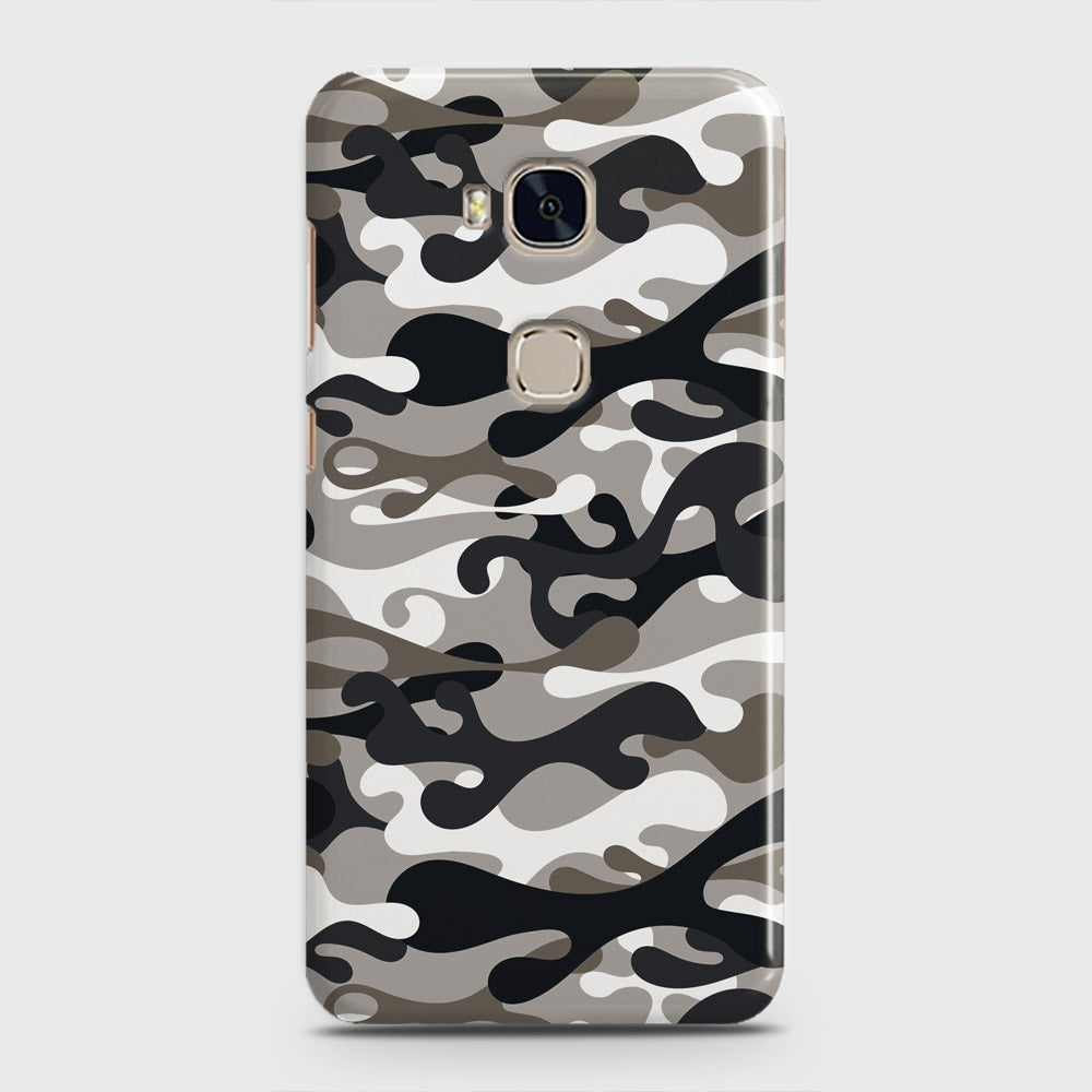 Huawei Honor 5X Cover - Camo Series - Black & Olive Design - Matte Finish - Snap On Hard Case with LifeTime Colors Guarantee