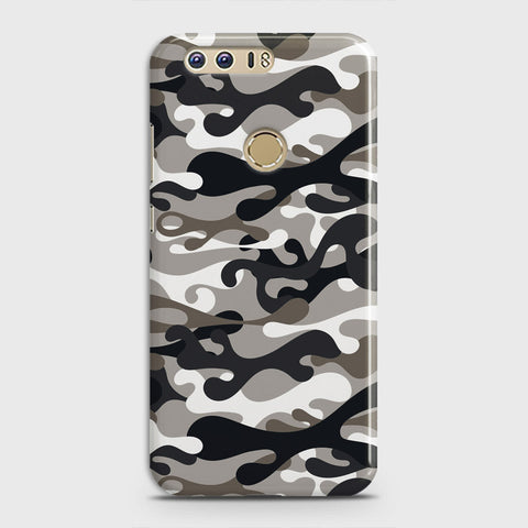 Huawei Honor 8 Cover - Camo Series - Black & Olive Design - Matte Finish - Snap On Hard Case with LifeTime Colors Guarantee