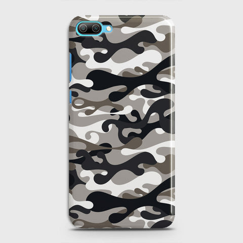 Huawei Honor 10 Lite Cover - Camo Series - Black & Olive Design - Matte Finish - Snap On Hard Case with LifeTime Colors Guarantee