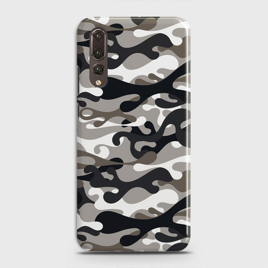 Huawei P20 Pro Cover - Camo Series - Black & Olive Design - Matte Finish - Snap On Hard Case with LifeTime Colors Guarantee