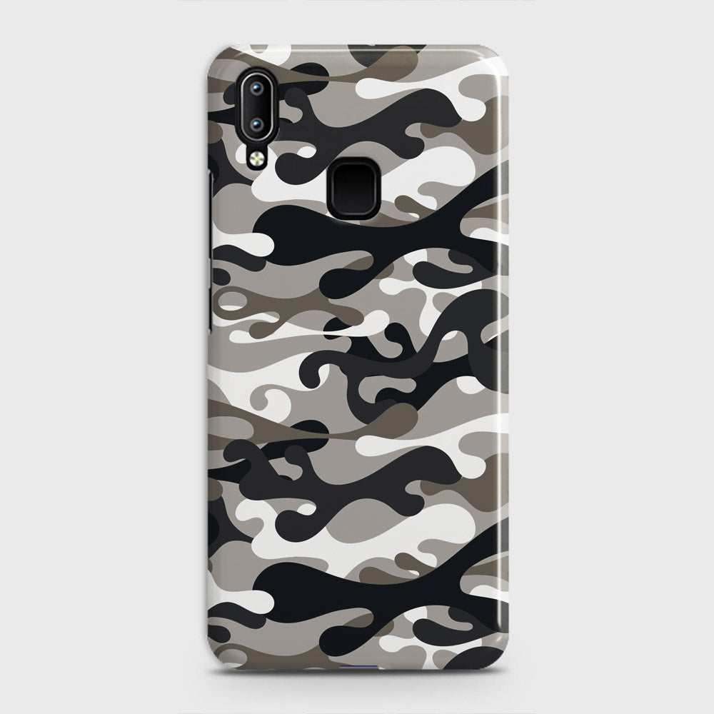 Vivo Y95 Cover - Camo Series - Black & Olive Design - Matte Finish - Snap On Hard Case with LifeTime Colors Guarantee