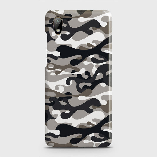 Honor 8S 2020 Cover - Camo Series - Black & Olive Design - Matte Finish - Snap On Hard Case with LifeTime Colors Guarantee