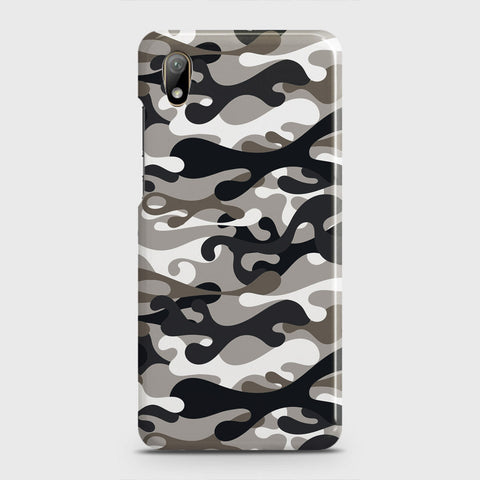 Huawei Y5 2019 Cover - Camo Series - Black & Olive Design - Matte Finish - Snap On Hard Case with LifeTime Colors Guarantee