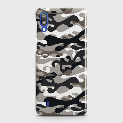 Samsung Galaxy M10 Cover - Camo Series - Black & Olive Design - Matte Finish - Snap On Hard Case with LifeTime Colors Guarantee