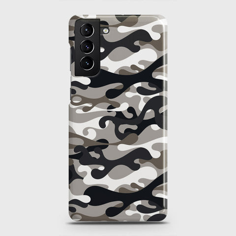 Samsung Galaxy S21 Plus 5G Cover - Camo Series - Black & Olive Design - Matte Finish - Snap On Hard Case with LifeTime Colors Guarantee