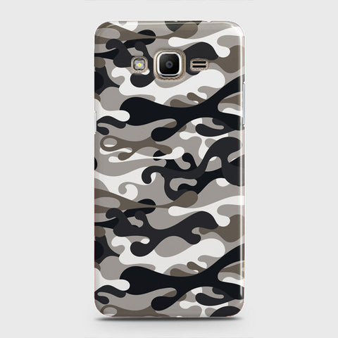 Samsung Galaxy J2 Prime Cover - Camo Series - Black & Olive Design - Matte Finish - Snap On Hard Case with LifeTime Colors Guarantee