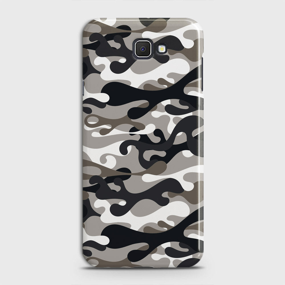 Samsung Galaxy J7 Prime Cover - Camo Series - Black & Olive Design - Matte Finish - Snap On Hard Case with LifeTime Colors Guarantee