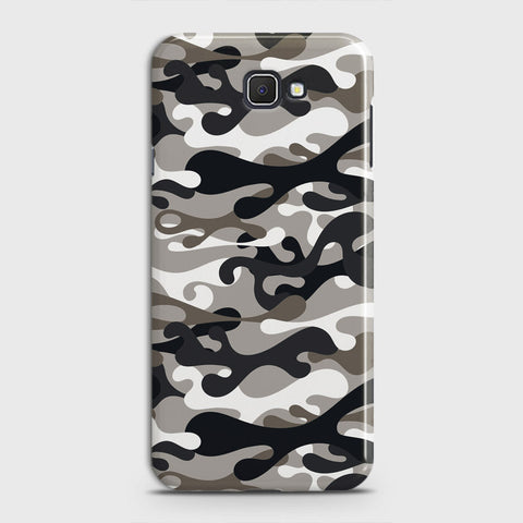 Samsung Galaxy J7 Prime 2 Cover - Camo Series - Black & Olive Design - Matte Finish - Snap On Hard Case with LifeTime Colors Guarantee