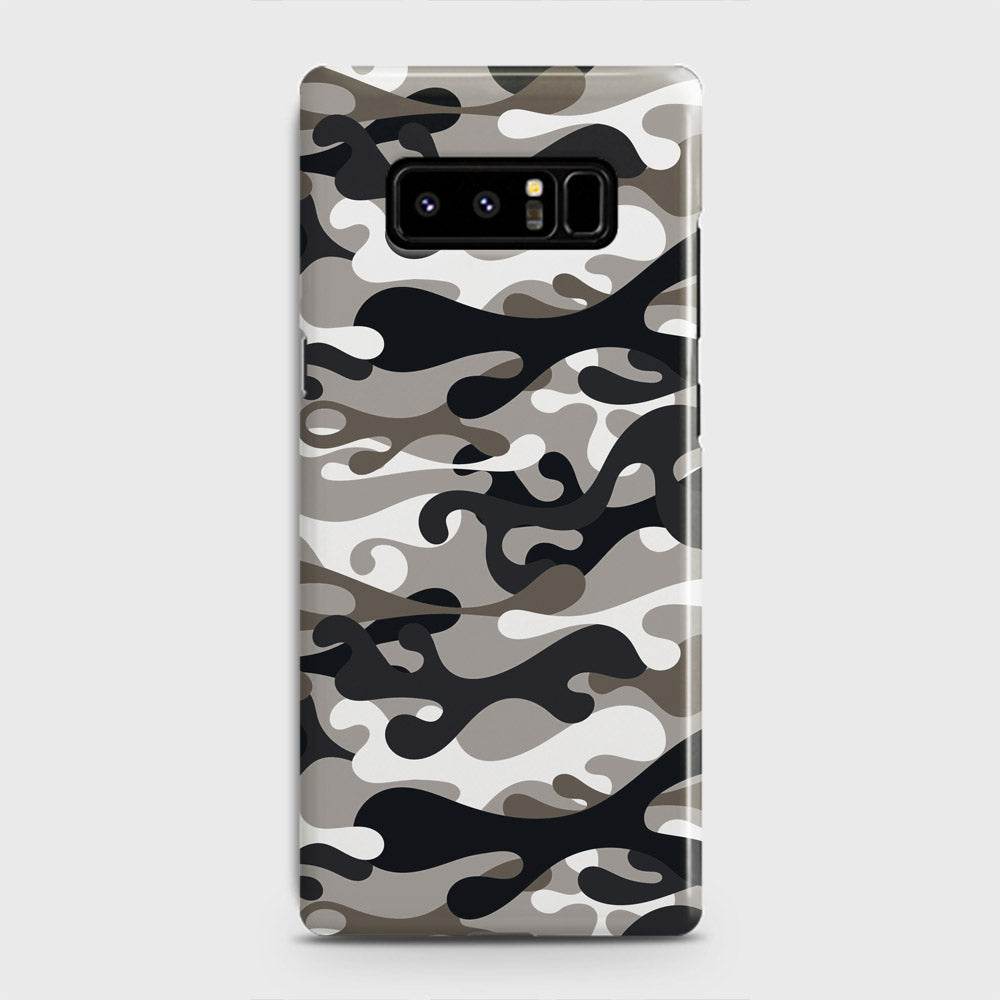 Samsung Galaxy Note 8 Cover - Camo Series - Black & Olive Design - Matte Finish - Snap On Hard Case with LifeTime Colors Guarantee