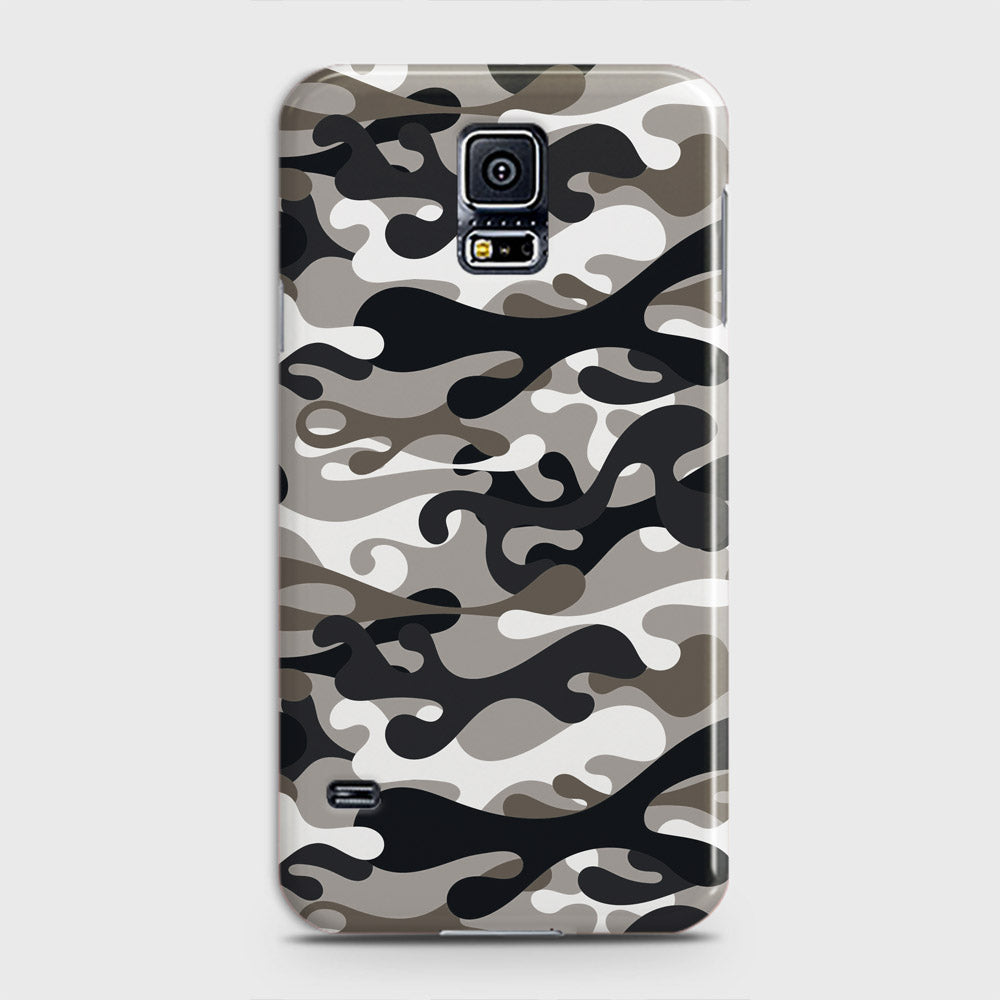 Samsung Galaxy S5 Cover - Camo Series - Black & Olive Design - Matte Finish - Snap On Hard Case with LifeTime Colors Guarantee