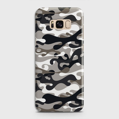 Samsung Galaxy S8 Cover - Camo Series - Black & Olive Design - Matte Finish - Snap On Hard Case with LifeTime Colors Guarantee