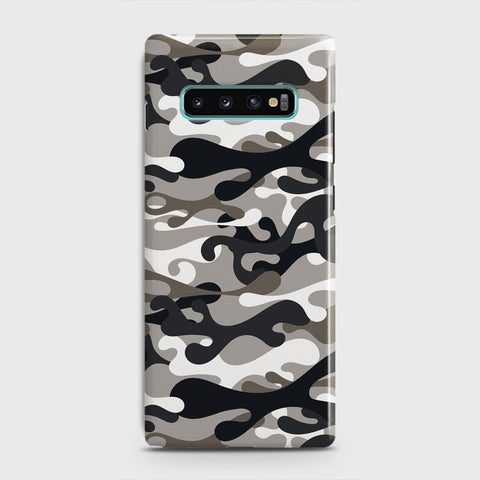 Samsung Galaxy S10 Plus Cover - Camo Series - Black & Olive Design - Matte Finish - Snap On Hard Case with LifeTime Colors Guarantee