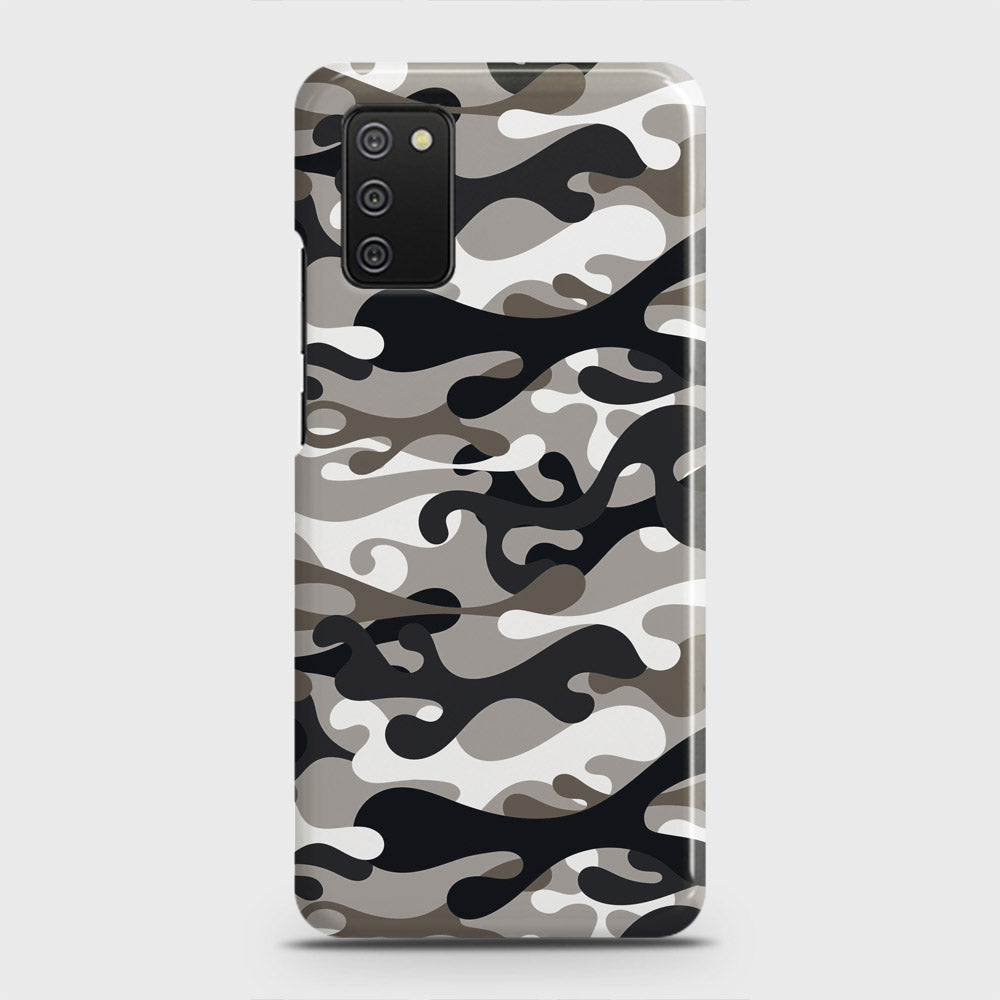 Samsung Galaxy A02s Cover - Camo Series - Black & Olive Design - Matte Finish - Snap On Hard Case with LifeTime Colors Guarantee