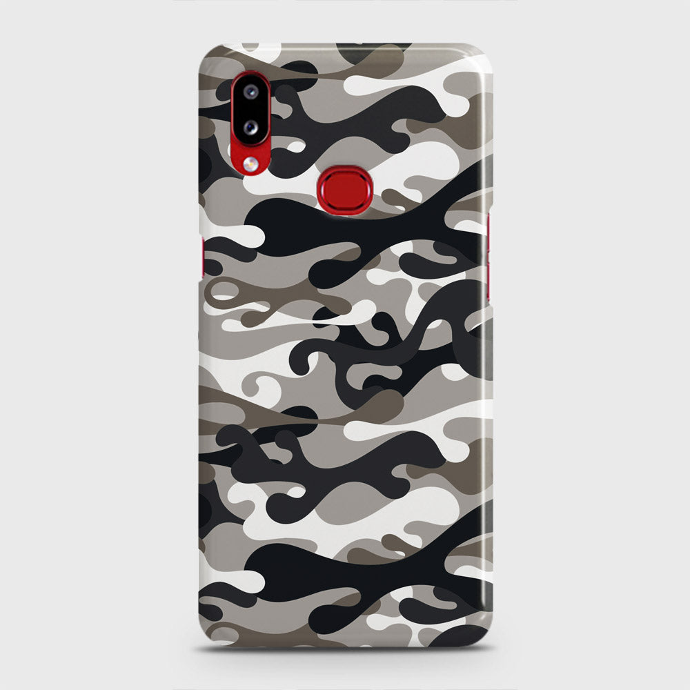 Samsung Galaxy A10s Cover - Camo Series - Black & Olive Design - Matte Finish - Snap On Hard Case with LifeTime Colors Guarantee