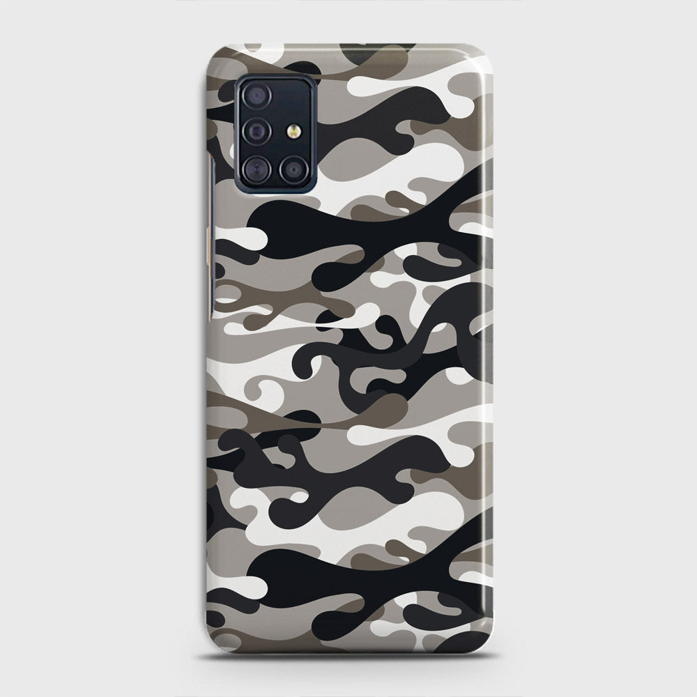 Samsung Galaxy A71 Cover - Camo Series - Black & Olive Design - Matte Finish - Snap On Hard Case with LifeTime Colors Guarantee