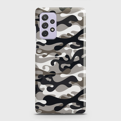 Samsung Galaxy A72 Cover - Camo Series - Black & Olive Design - Matte Finish - Snap On Hard Case with LifeTime Colors Guarantee