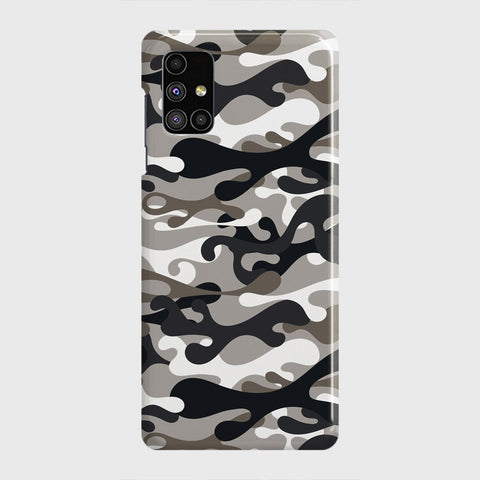 Samsung Galaxy M51 Cover - Camo Series - Black & Olive Design - Matte Finish - Snap On Hard Case with LifeTime Colors Guarantee