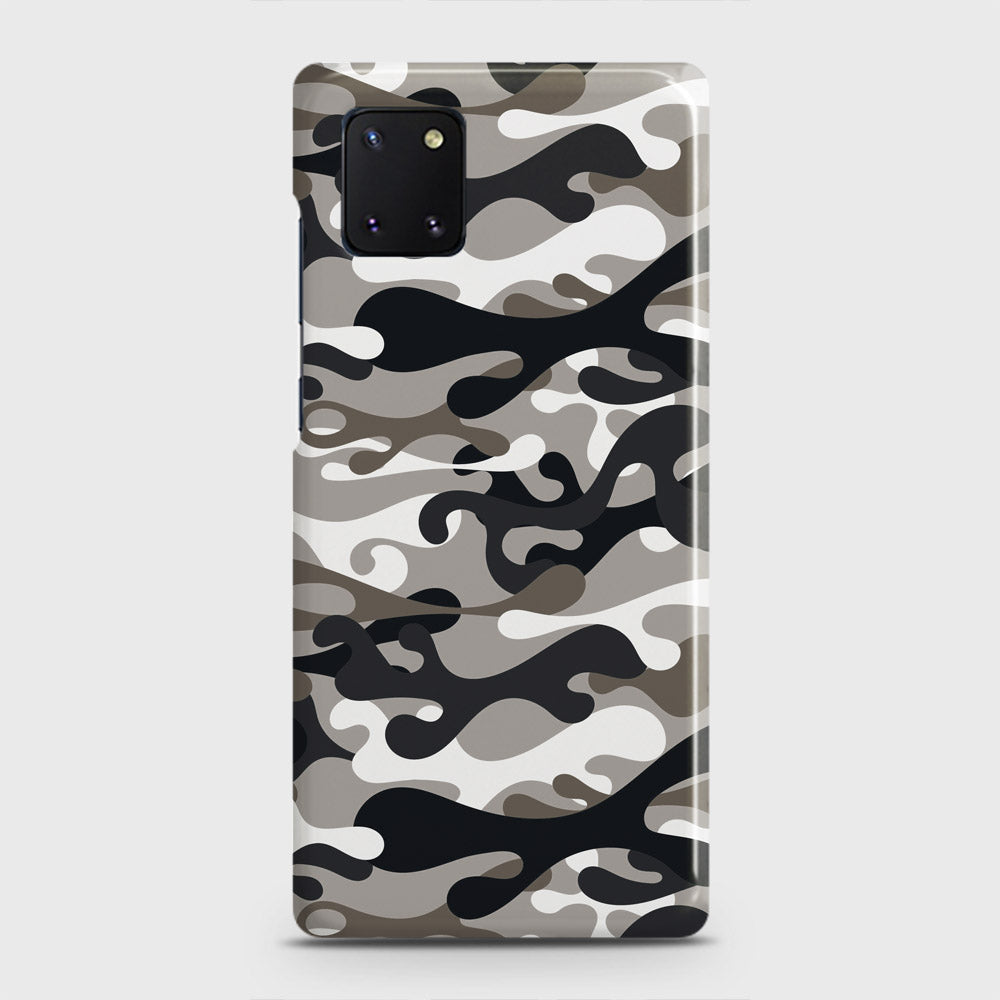 Samsung Galaxy Note 10 Lite Cover - Camo Series - Black & Olive Design - Matte Finish - Snap On Hard Case with LifeTime Colors Guarantee