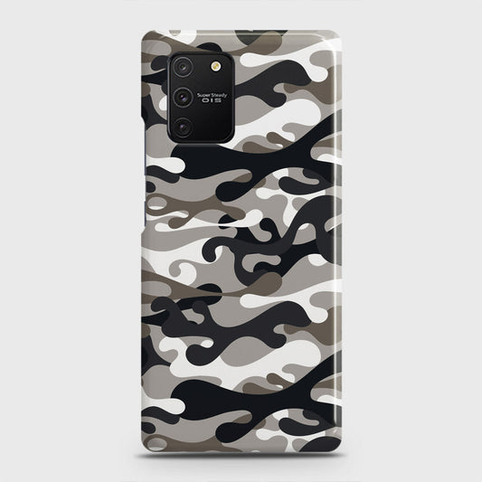 Samsung Galaxy A91 Cover - Camo Series - Black & Olive Design - Matte Finish - Snap On Hard Case with LifeTime Colors Guarantee