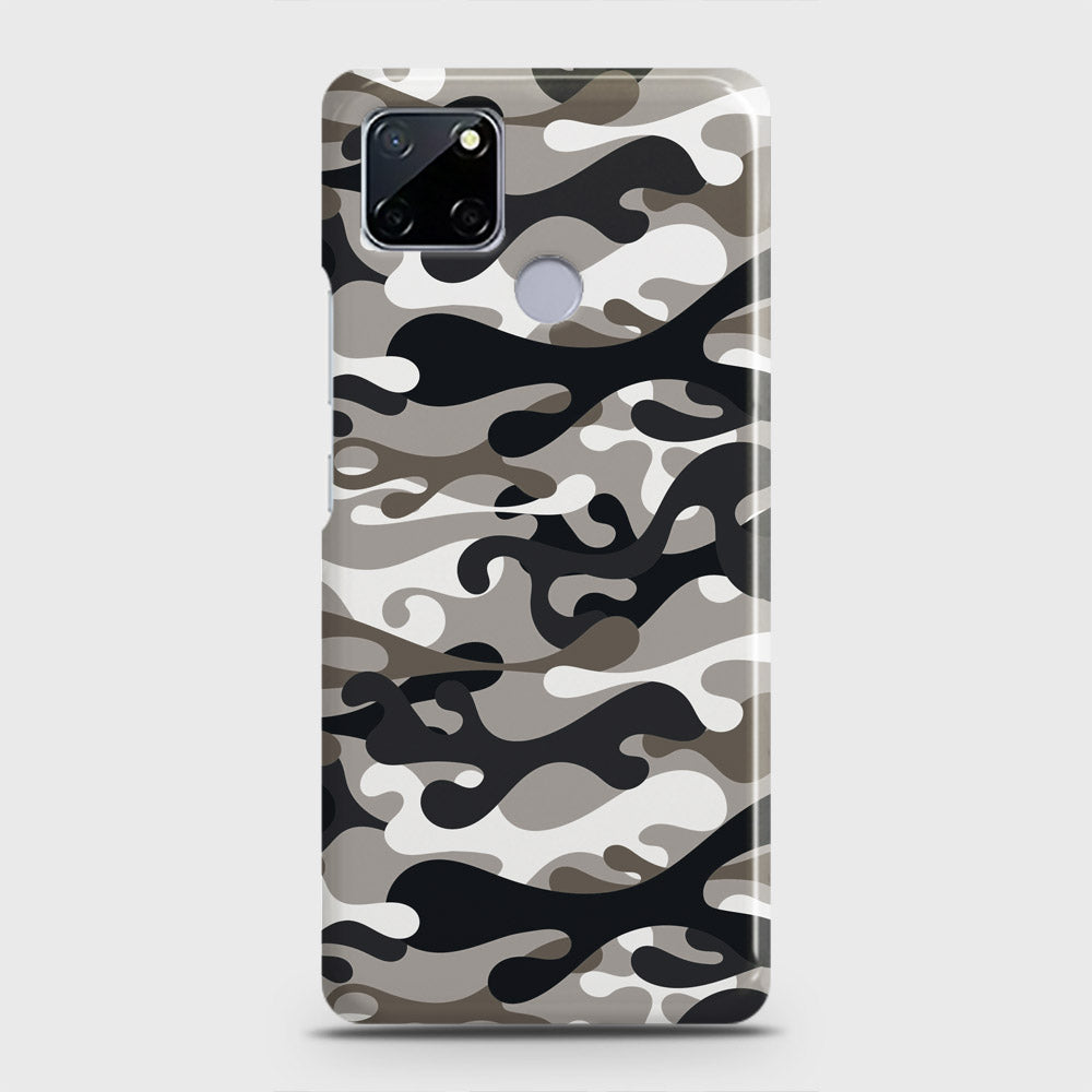 Realme C12 Cover - Camo Series - Black & Olive Design - Matte Finish - Snap On Hard Case with LifeTime Colors Guarantee