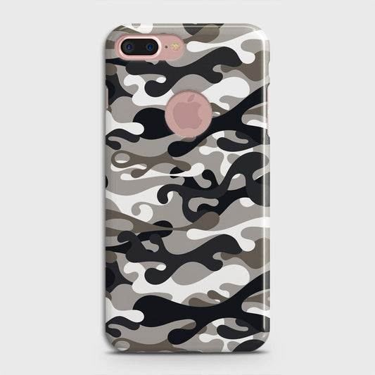 iPhone 8 / 7 Logo Cover - Camo Series - Black & Olive Design - Matte Finish - Snap On Hard Case with LifeTime Colors Guarantee