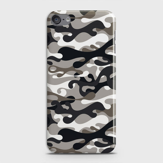 iPod Touch 6 Cover - Camo Series - Black & Olive Design - Matte Finish - Snap On Hard Case with LifeTime Colors Guarantee