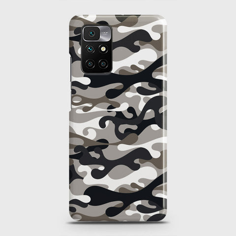 Xiaomi Redmi 10 Cover - Camo Series - Black & Olive Design - Matte Finish - Snap On Hard Case with LifeTime Colors Guarantee