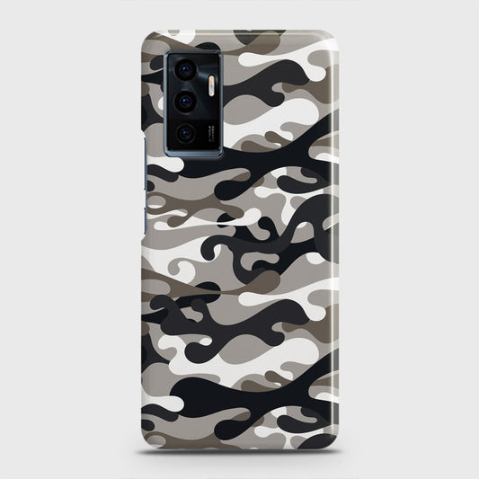 Vivo V23e Cover - Camo Series - Black & Olive Design - Matte Finish - Snap On Hard Case with LifeTime Colors Guarantee
