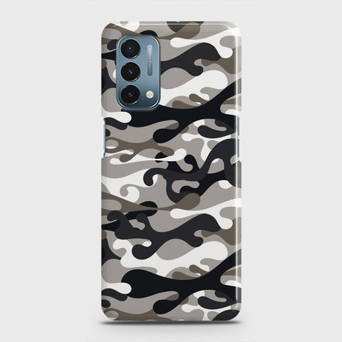 OnePlus Nord N200 5G Cover - Camo Series - Black & Olive Design - Matte Finish - Snap On Hard Case with LifeTime Colors Guarantee
