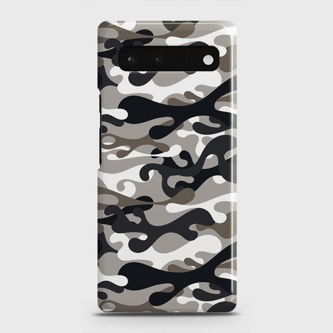 Google Pixel 6 Cover - Camo Series - Black & Olive Design - Matte Finish - Snap On Hard Case with LifeTime Colors Guarantee