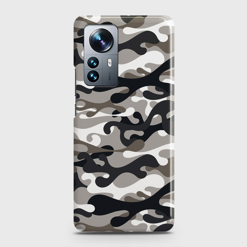 Xiaomi 12 Cover - Camo Series - Black & Olive Design - Matte Finish - Snap On Hard Case with LifeTime Colors Guarantee