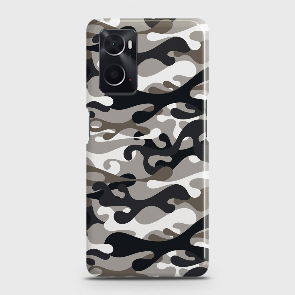 Oppo A36 Cover - Camo Series - Black & Olive Design - Matte Finish - Snap On Hard Case with LifeTime Colors Guarantee