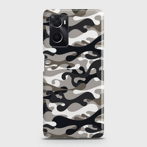 Oppo A36 Cover - Camo Series - Black & Olive Design - Matte Finish - Snap On Hard Case with LifeTime Colors Guarantee