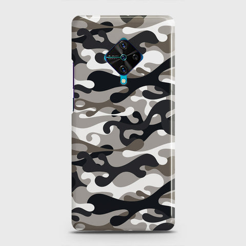 Vivo Y51 (2020 September)  Cover - Camo Series - Black & Olive Design - Matte Finish - Snap On Hard Case with LifeTime Colors Guarantee