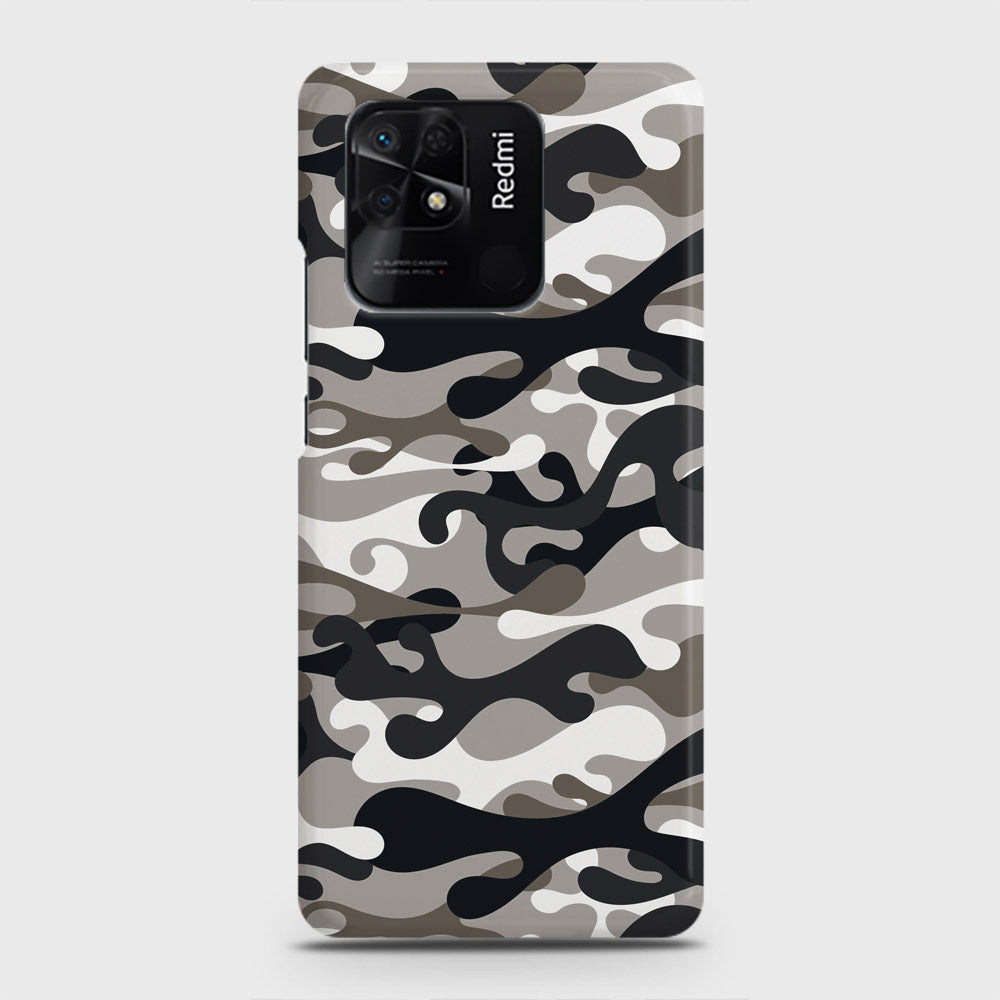 Xiaomi Redmi 10C Cover - Camo Series - Black & Olive Design - Matte Finish - Snap On Hard Case with LifeTime Colors Guarantee